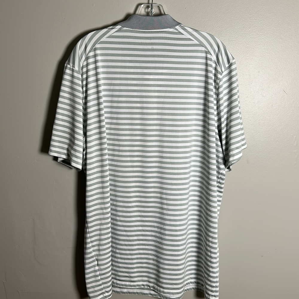 Nike Golf North Carolina Tar Heels Victory Stripe Golf Polo 2.0 White/Gray Sz XL - Picture 7 of 11